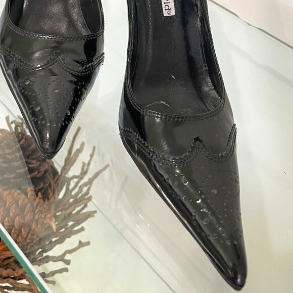 Charles David, Unique Pointed Toe Stiletto/Pump, Black, size 6 - Picture 6 of 6